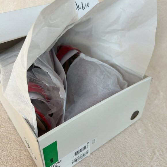 Paycee Red Microsuede Dress Sandals by Style & co - Picture 2 of 5